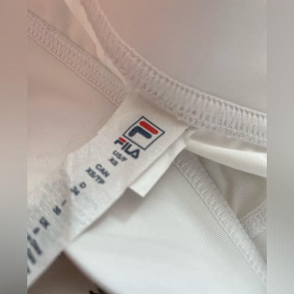 NWOT FILA WHITE & GOLD ATHLETIC SKIRT // SIZE XS💛 - Picture 3 of 4